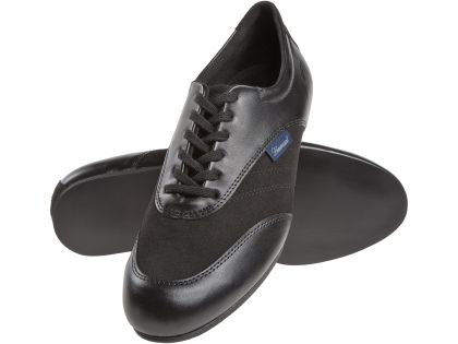 Vario Spin Dance Shoe Model 191-425-380-V| black leather /microfiber | mens  danceshoes | 1,5 cm heel| ballroom latin salsa tango 