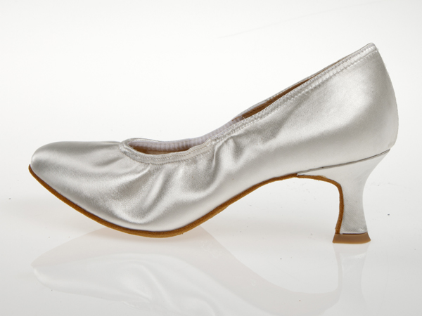 Stephanie Dance Shoes, 6090-45, Dark Tan Satin-Rhinestones, 1.5 Heel 6 US / 1.5 Heel