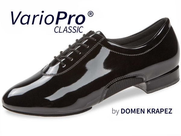 This latex shoe describes its split sole and the padding by microfiber. Simple elegance and very high comfort when dancing.