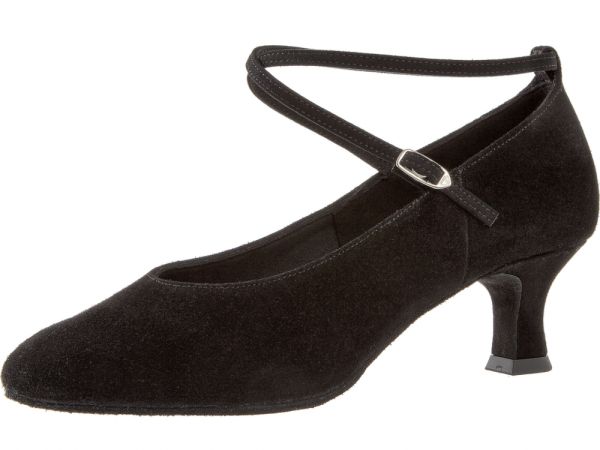 The dance shoe is made of soft suede, and although this dance shoe has a normal width, this dance shoe also fits with stronger feet.