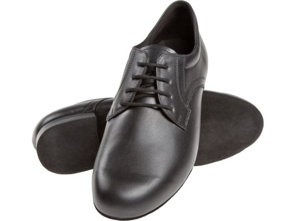 Dance Shoes model 085-026-028 | black napa leather | extra wide width |  2,0cm heel | ballroom tango salsa 